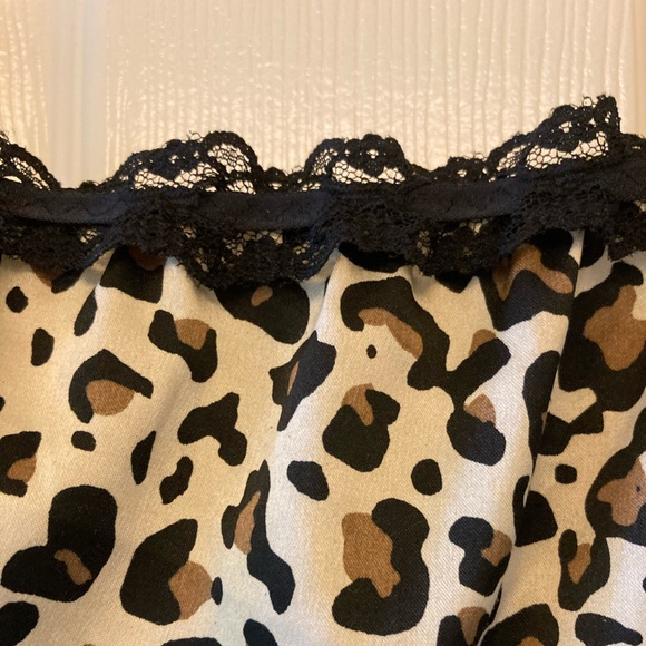 Leopard Print, Shortie 1-Piece P.J. - Picture 3 of 10